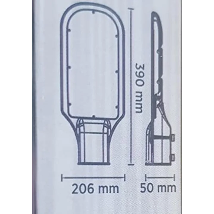 CT-4690 30W Solar Sensörlü Sokak Armatürü, Standart