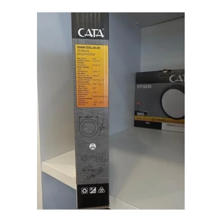 Ct-5235 Sıva Üstü Led Panel 18w Günışığı