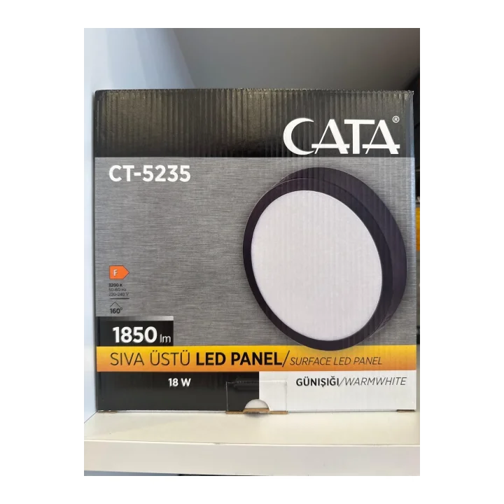 Ct-5235 Sıva Üstü Led Panel 18w Günışığı
