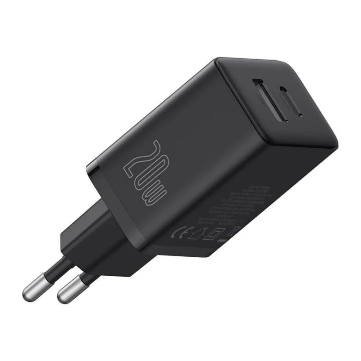 Cube C+U 20W Şarj Cihazı-Siyah
