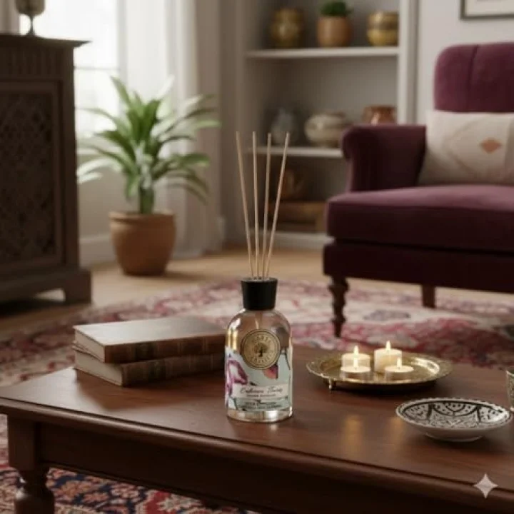 Çubuklu Oda Kokusu Kaşmirin Büyüsü 100 ml Cam Şişe