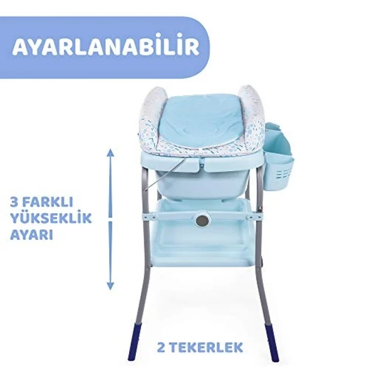 Cuddle&Bubble Küvet& Alt Değiştirme Ünitesi (Mavi)