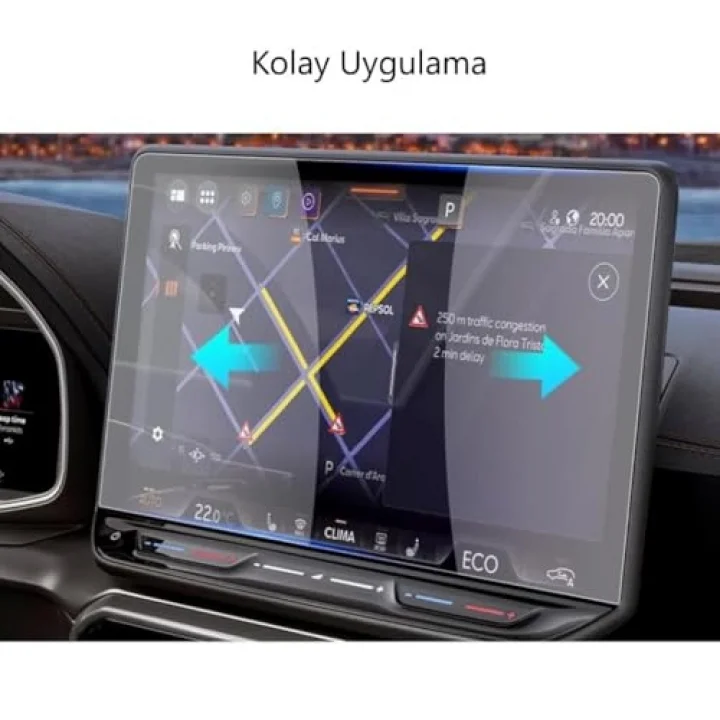 Cupra Terramar 12.9 İnç İle Uyumlu Mat Ekran Koruyucu Multimedya