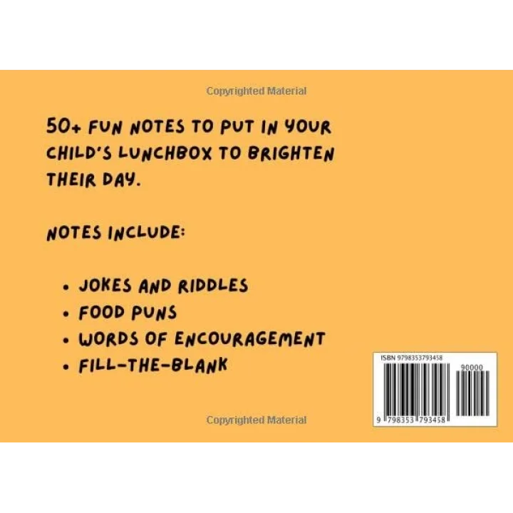 Cut-Out Lunchbox Notes for Kids: Simple Lunchbox Notes for Kindergarteners, First Graders & Young Kids, Includes Jokes, Facts, Puns, Encouragment, Love & Inspiration