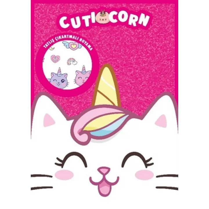 Cuticorn Çıkartmalı Boyama Kitabı