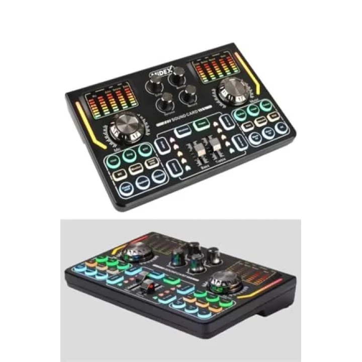 CX1 Titanium Set Efektli Ses Kartı Mikrofon Kulaklık Stand Kayıt Canlı Yayın (PC ve Telefon)