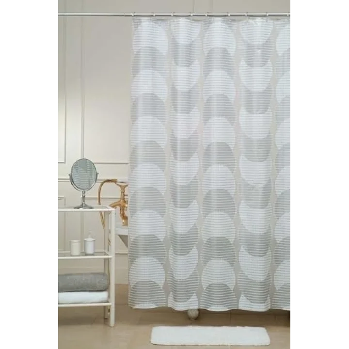 D-15202 Dolunay Banyo Perdesi 180 * 200 Pvc