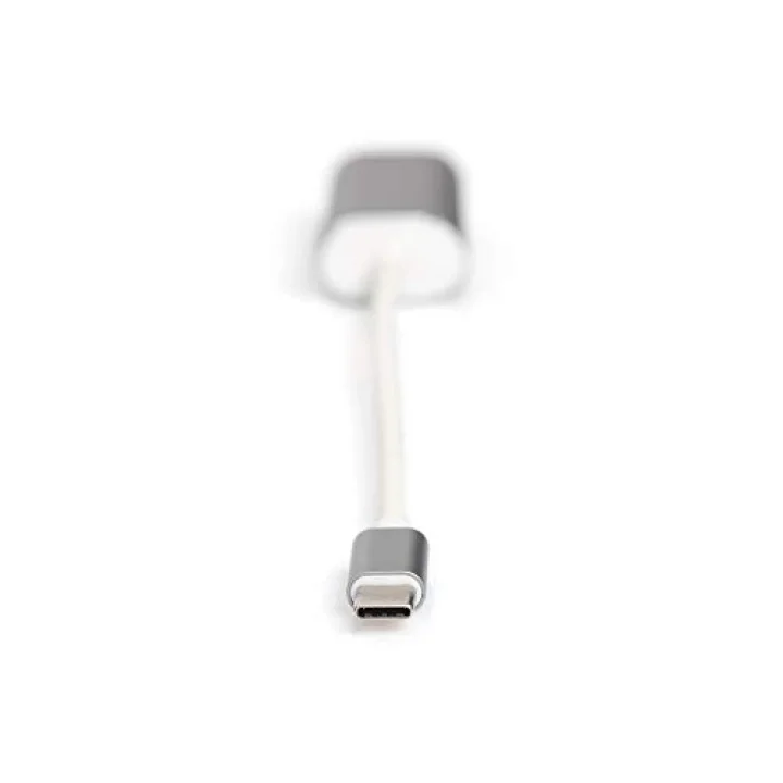 DA-70837 Usb Type-C 1080P Vga Adaptörü Alüminyum Gövde, 20 Cm Kablo Uzunluğu Yonga Seti: Vl100 + It6513