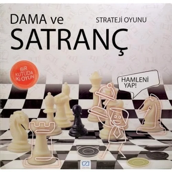 Dama ve Satranç Plastik Kutulu 5188