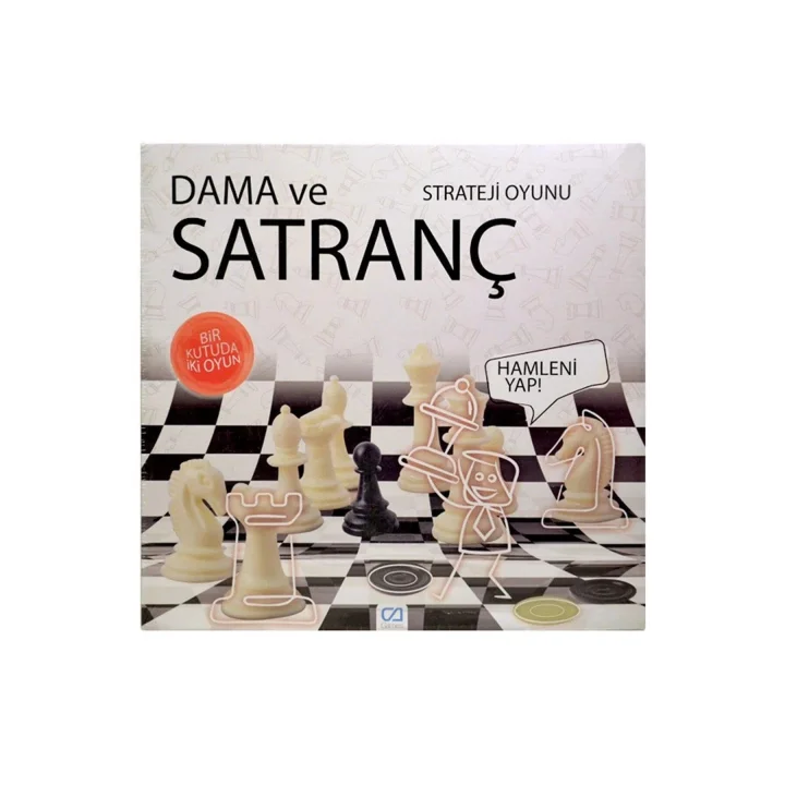 Dama ve Satranç Plastik Kutulu 5188