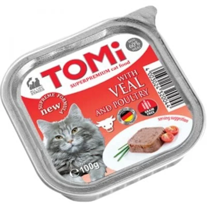 Dana Etli ve Kanatlı Yetişkin Kedi Konservesi 100gr