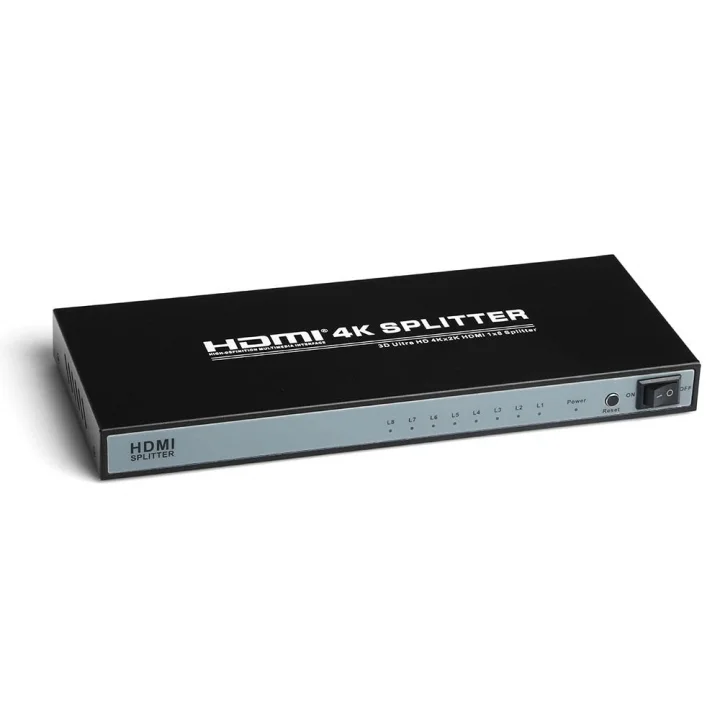 Dark 1 Giriş - 8 Çıkış HDMI Sinyal Çoklayıcı