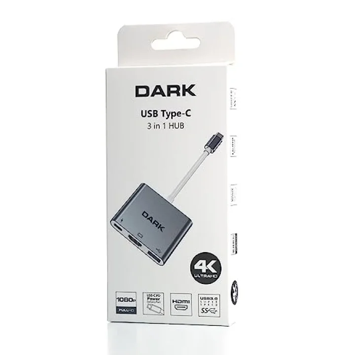 DARKDK-AC-U31X32USB3.1TypeC-HDMIF+TypeCŞarj+USB3.0D()