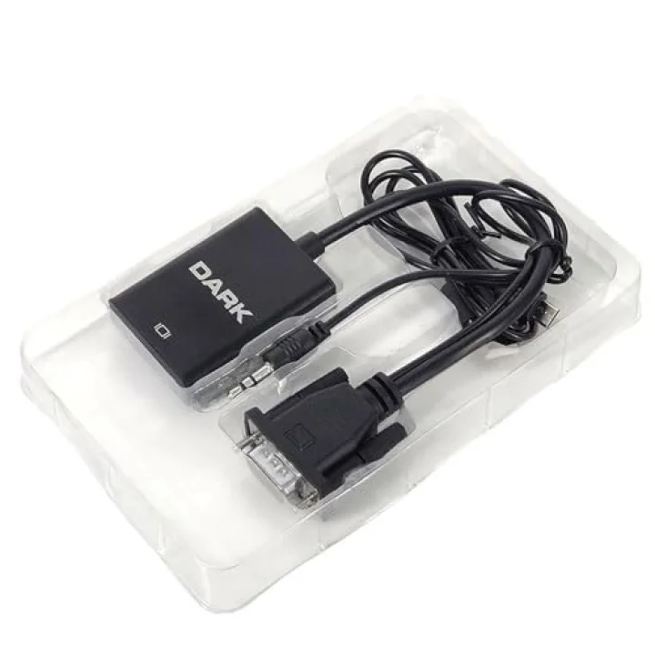 DARKDK-HD-AVGAXHDMI2VGAtoHDMIDönüştürücüSiyah()