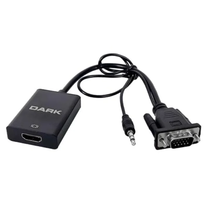 DARKDK-HD-AVGAXHDMI2VGAtoHDMIDönüştürücüSiyah()