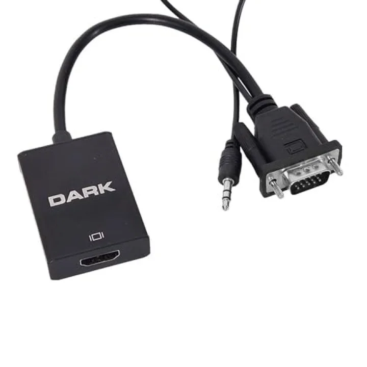 DARKDK-HD-AVGAXHDMI2VGAtoHDMIDönüştürücüSiyah()