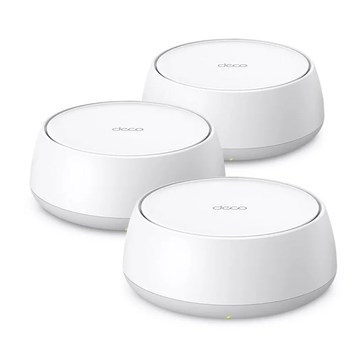 Deco BE22 (3-Pack) | Wi-Fi 7 Mesh Sistemi | BE3600 Mbps | Fiber Uyumlu | Çift Bant | AI-Roaming | 2 Adet Gigabit Port | 200 Cihaz | WPA3 | VPN | Mobil Uygulama ile Kolay Kurulum