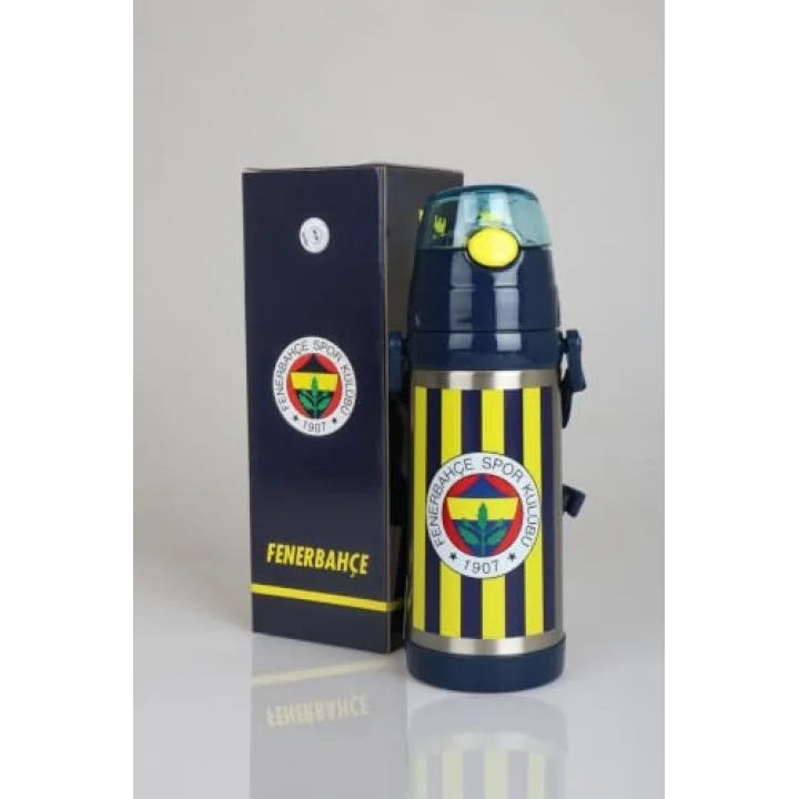 Dekomus Cep Defteri Hediyeli Lisanslı Sarı Lacivert Çelik Matara 500 mL