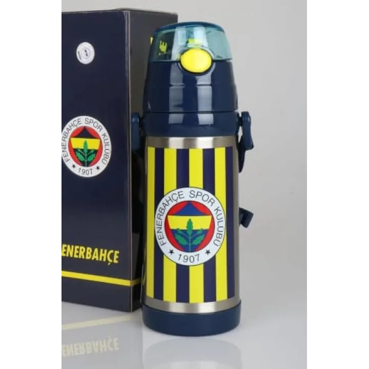 Dekomus Cep Defteri Hediyeli Lisanslı Sarı Lacivert Çelik Matara 500 mL