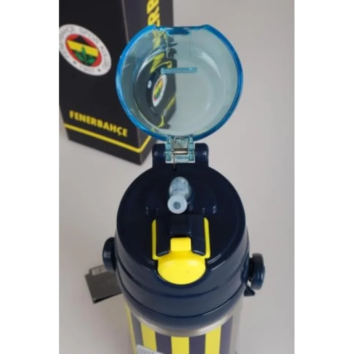 Dekomus Cep Defteri Hediyeli Lisanslı Sarı Lacivert Çelik Matara 500 mL