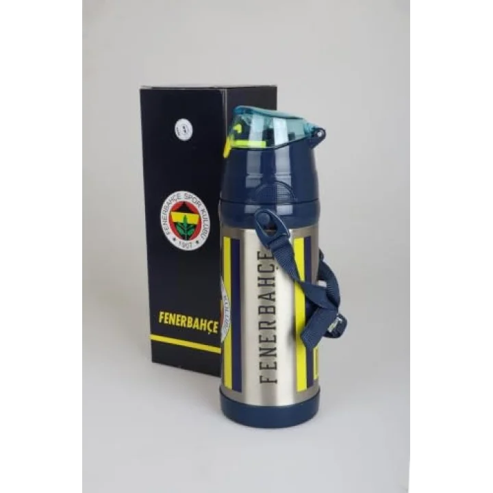 Dekomus Cep Defteri Hediyeli Lisanslı Sarı Lacivert Çelik Matara 500 mL