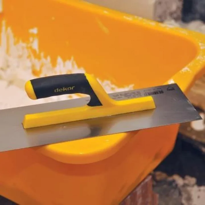 Mey İthalat® Dekor 091 Alçı Malası Plastik Açık Saplı 30 cm