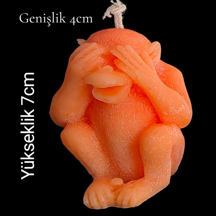 dekoratif 3 maymum vanilya kokulu mum
