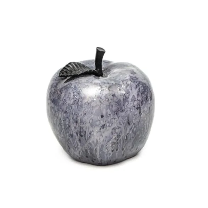 Dekoratif Black Apple Heykel (16 cm)