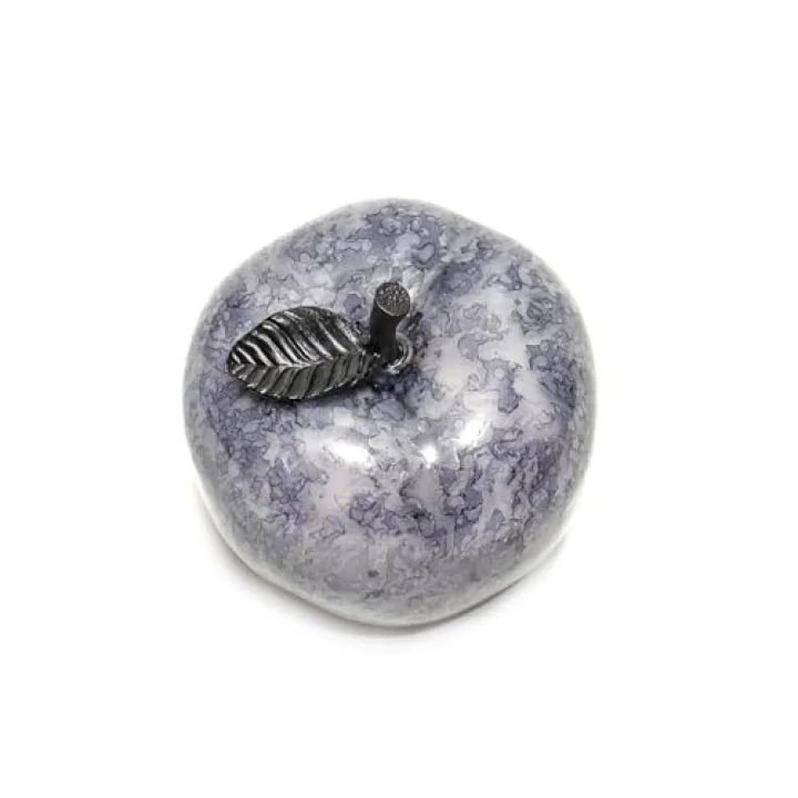 Dekoratif Black Apple Heykel (16 cm)