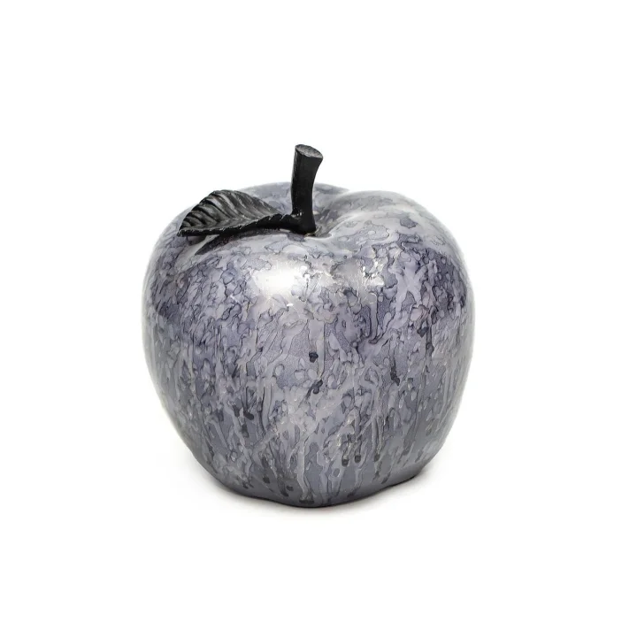 Dekoratif Black Apple Heykel (16 cm)