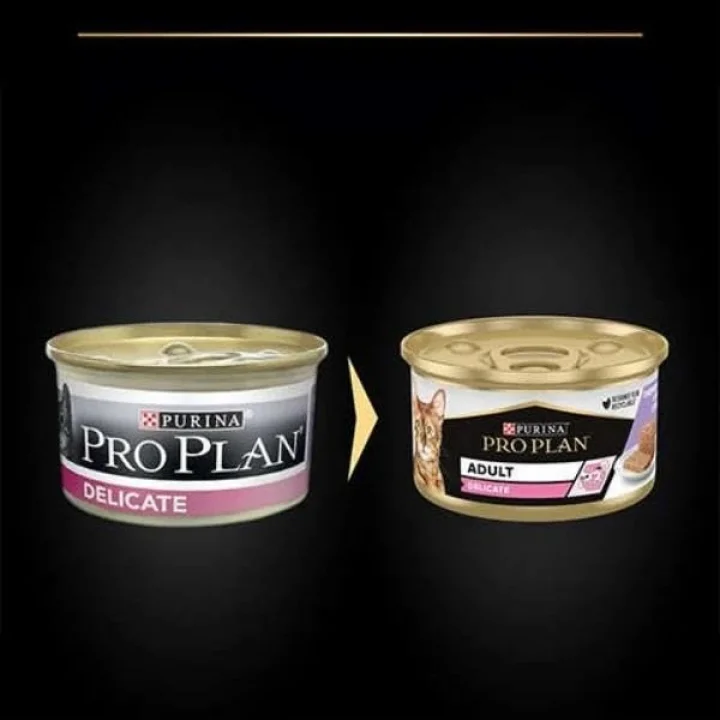 Delicate Kıyılmış Hindili Yaş Kedi Maması 85gr