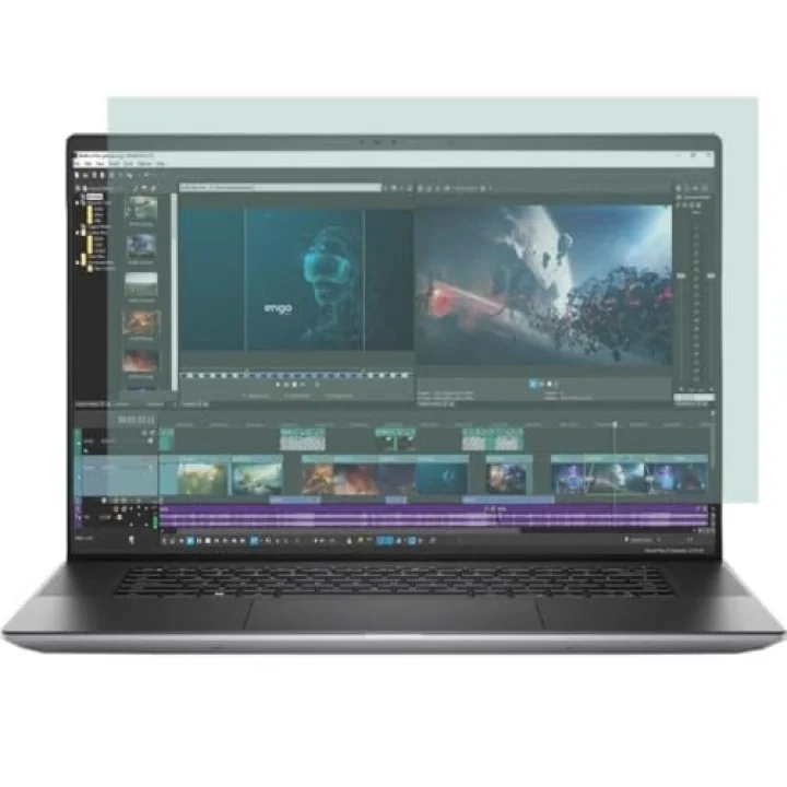 Dell Precision M5680 15.6 İnç İle Uyumlu Ekran Koruyucu Notebook, 9H Temperli Kırılmaz Esnek Nano Cam, Çizilmeye Ve Darbeye Dayanıklı Laptop Koruma, HD Şeffaf