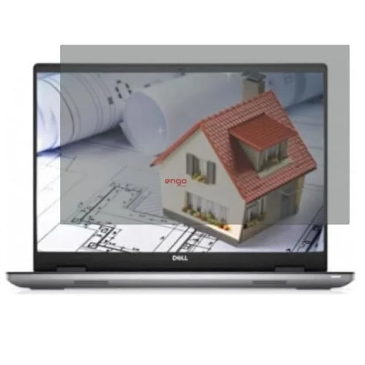 Dell Precision M7670 16 İnç İle Uyumlu Hayalet Ekran Koruyucu Notebook, Yandan Görünmeyen Anti-Spy Gizlilik (Privacy) Laptop Koruması, 9H Temperli Nano Kırılmaz Esnek Cam, Parlama Önleyici