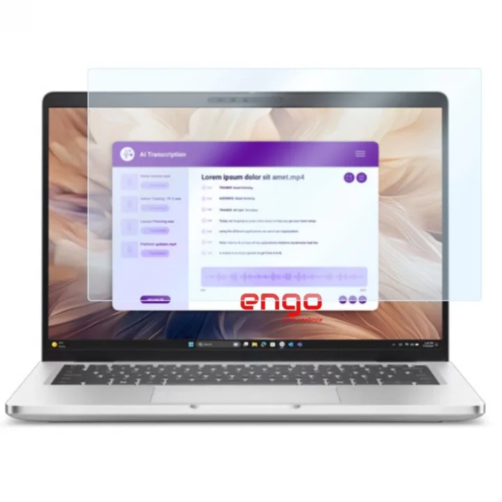 Dell Pro 14 Plus 14 İnç İle Uyumlu Ekran Koruyucu Notebook, 9H Temperli Kırılmaz Esnek Nano Cam, Çizilmeye Ve Darbeye Dayanıklı Laptop Koruma, HD Şeffaf 16:10