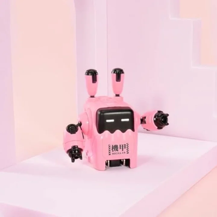 Delta35 Pembe Robot Figürlü 35W Hızlı Şarj Adaptörü