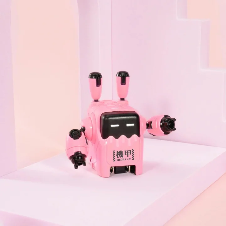 Delta35 Pembe Robot Figürlü 35W Hızlı Şarj Adaptörü