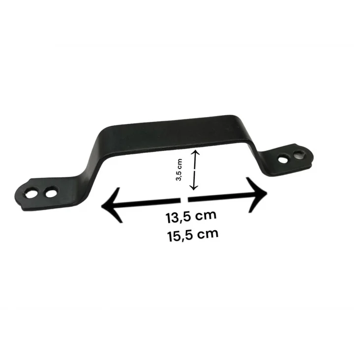 Mey İthalat® Demir Doğrama Kulp Siyah Kaplama