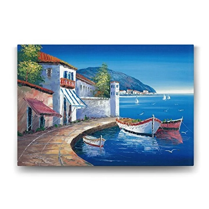Deniz Manzarası Soyut Tablo - 60x40cm