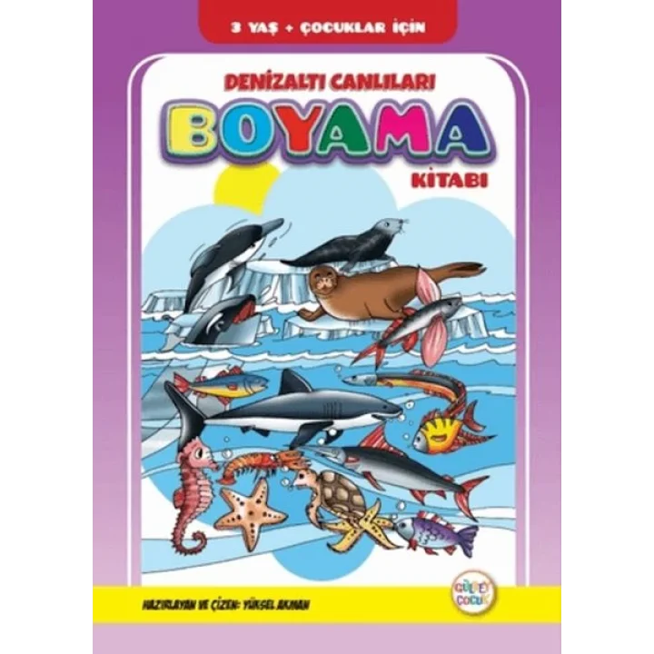 Denizaltı Çanlıları Boyama Kitabı