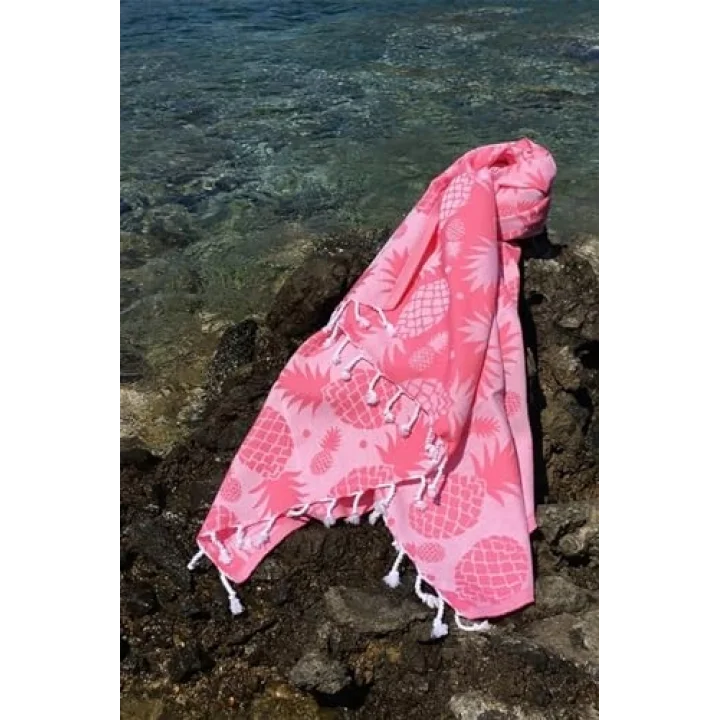 Denizli Concept 003 Ananas Peştemal, Pembe