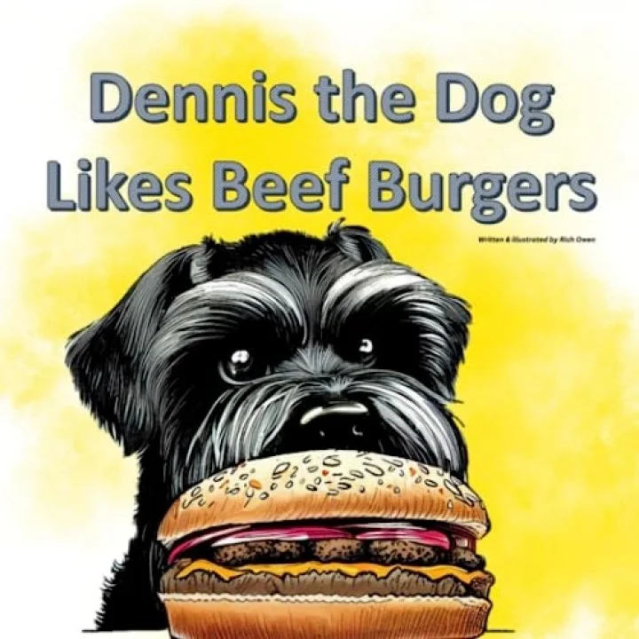 Dennis the Dog Likes Beef Burgers - Woof