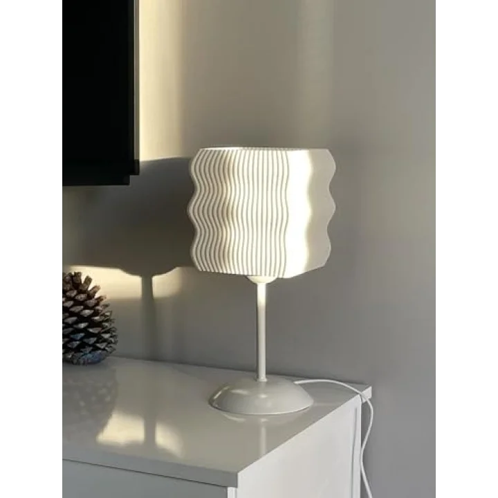 Designobee Ritim Plus - Modern Masa ve Gece Lambası - Metal Ayaklı Lamba - Ambiyans Lambası, Dekoratif Abajur