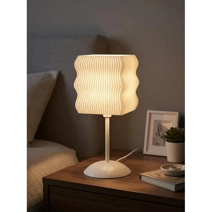 Designobee Ritim Plus - Modern Masa ve Gece Lambası - Metal Ayaklı Lamba - Ambiyans Lambası, Dekoratif Abajur
