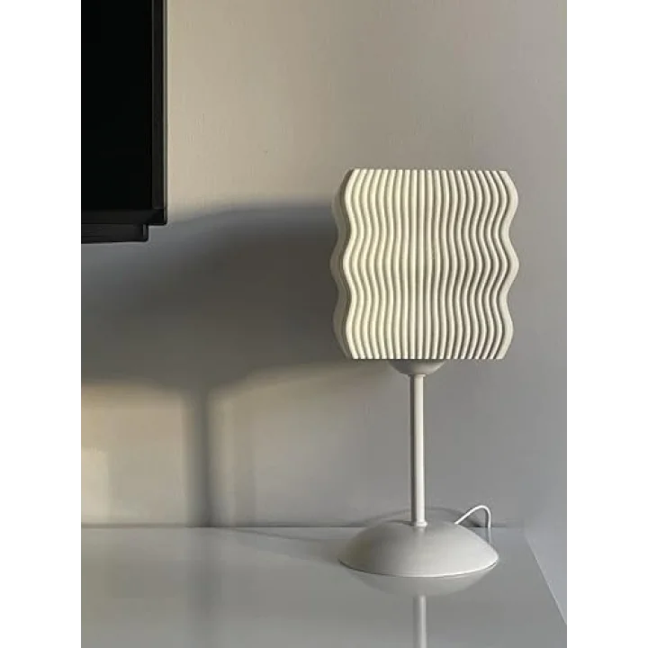 Designobee Ritim Plus - Modern Masa ve Gece Lambası - Metal Ayaklı Lamba - Ambiyans Lambası, Dekoratif Abajur
