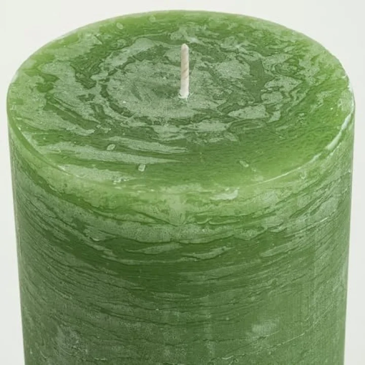 Deurne Lime Parafın Mum 9x9x9 Cm