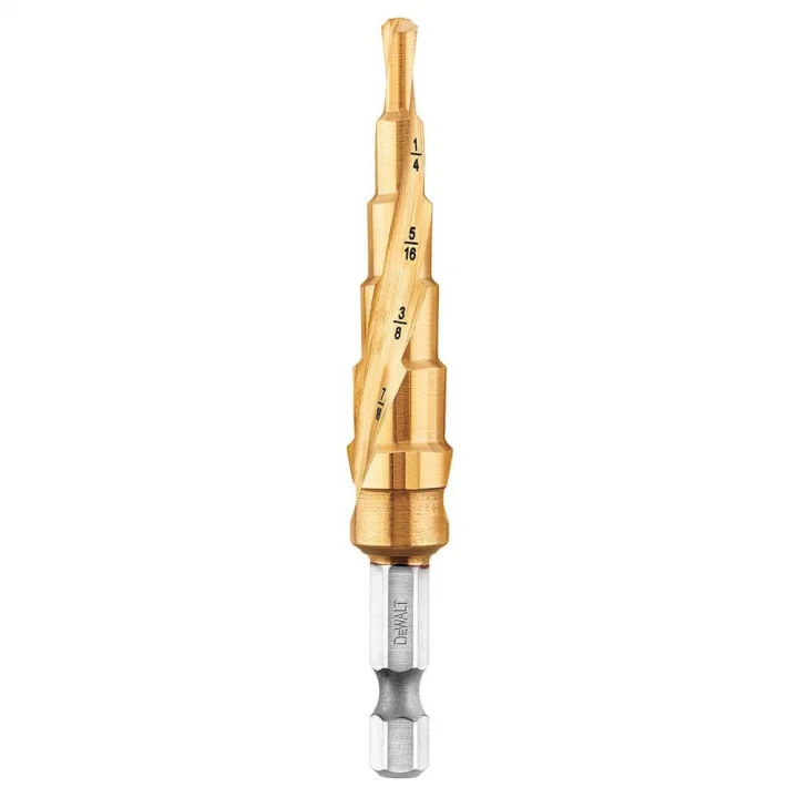 DEWALT DWA1784IR 3/16-Inch-1/2-Inch IMPACT READY Step Drill Bit