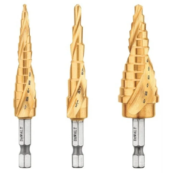DEWALT DWA1784IR 3/16-Inch-1/2-Inch IMPACT READY Step Drill Bit