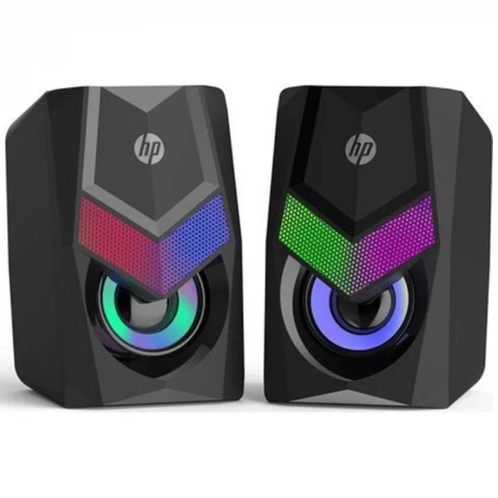 DHE-6000 2.0 RGB Gaming Multimedya Speaker Hoparlör, Siyah