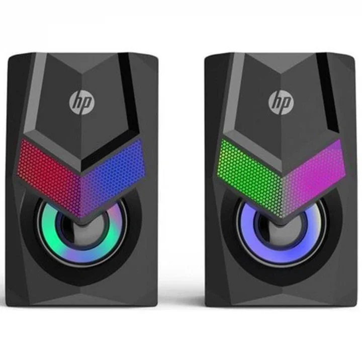 DHE-6000 2.0 RGB Gaming Multimedya Speaker Hoparlör, Siyah