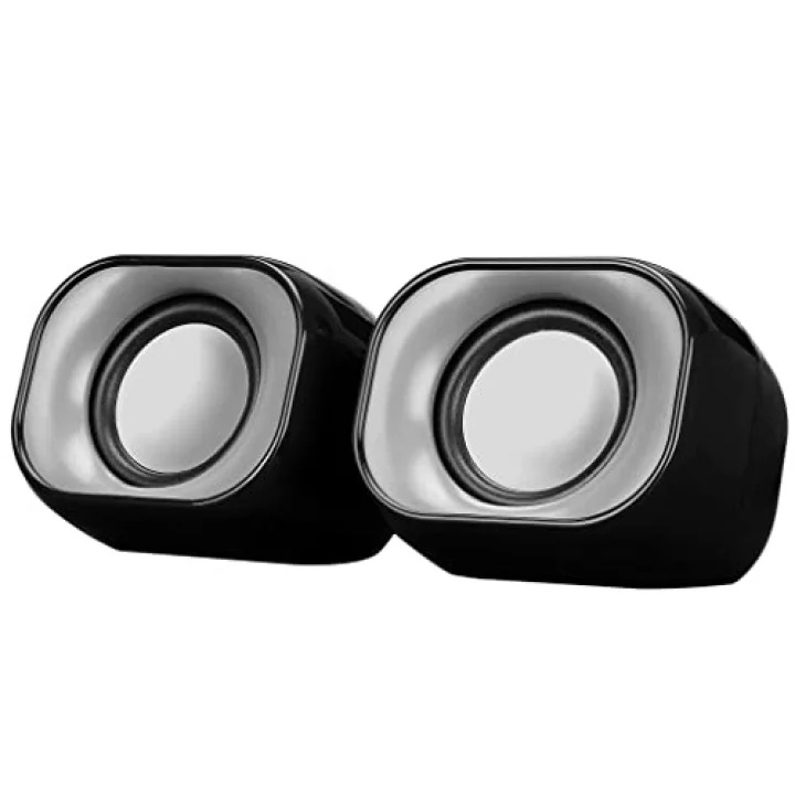 DHS-2111 2.0 Mini Taşınabilir Multimedya Speaker Hoparlör, Siyah